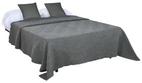 Trapunta Home ESPRIT Grigio chiaro 240 x 260 cm