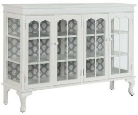 Credenza DKD Home Decor Bianco Cristallo Abete 142,5 x 40,5 x 101,5 cm