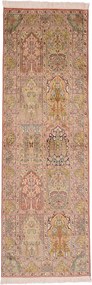 Cashmere Silk Tappeto orientale 240 x 80 (Indian) Annodato A Mano