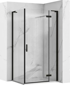 Cabina doccia REA Hugo Black 90x90