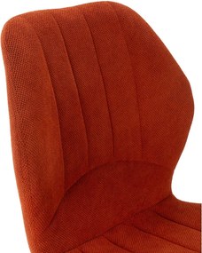 Set di sedie da pranzo color mattone 4 pz pezzi Milu - Marckeric