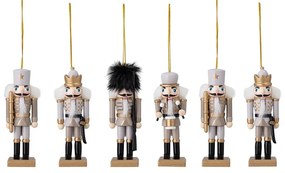 Decorazioni per albero di natale in set in legno 6 pz 13 cm Nikita – Bloomingville