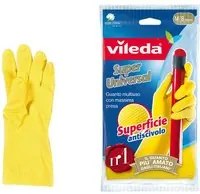 Vileda guanti in lattice super universal tg. l (12 paia) - Vileda