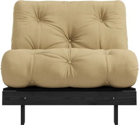 Sedia in colore senape Roots Black Night - Karup Design