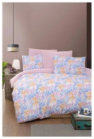 Lenzuola rosa e viola a quattro pezzi per letto matrimoniale con lenzuolo 160x220 cm Colorful - Mila Home