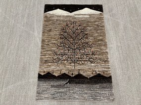 Loribaft Tappeto persiano 80x130 Marrone (Iran) Annodato A Mano