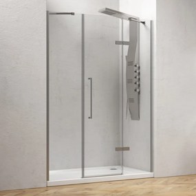 Doccia nicchia battente 160 cm con 2 laterali fissi | KT6000 - KAMALU