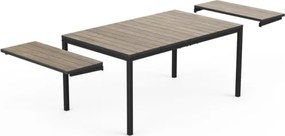 Tavolo Da Giardino Allungabile 90x153-229 Cm Struttura In Metallo Porto Nova Keter