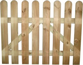 cancello da giardino in legno di pino impregnato in autoclave 100 x 100 cm