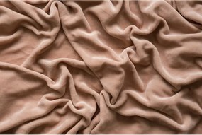 Lenzuolo in microflanella elasticizzata marrone 180x200 cm - Jerry Fabrics