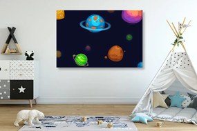 Quadro su tela – Pianeti magici
