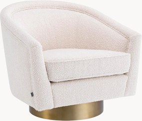 Poltrona girevole in bouclé Catene