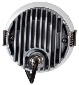 Faro LED da Incasso 10W Foro Ø65mm IP65 CCT UGR19 con driver Philips Colore Bianco Variabile CCT