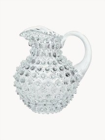 Brocca in vetro soffiato Paris Hobnail, 1 L