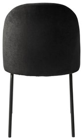 Sedia da pranzo nera Creston - Unique Furniture