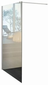 Walk-in wens L 88 x H 200 cm, vetro 6 mm bianco