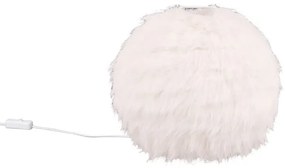 Lampada da tavolo color crema (altezza 24 cm) Furry - Reality