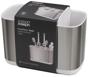 Porta spazzolino in acciaio inox EasyStore - Joseph Joseph