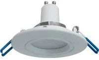 Faretto tondo incasso foro 7cm lampada orientabile LED 6W GU10 luce soffitto COLORE BIANCO LUCE RGBW + 3000K