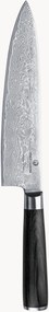 Coltello da chef in acciaio damascato con manico in legno Pakkawood Limited Edition