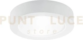 Plafoniera gabriel tonda bianca 2 luci attacco e27 31,8x8,5cm in ge...