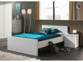 Comodino bianco Bianco, larghezza 44 cm Lara - Vipack