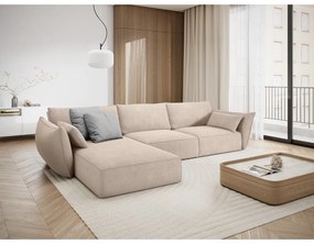 Divano angolare beige (angolo sinistro) Vanda - Mazzini Sofas