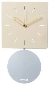 Arti & Mestieri Orologio da parete di design Grace pendolo - in 5 varianti Crema