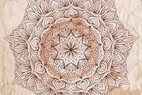 Carta da parati – Mandala etnica astratta