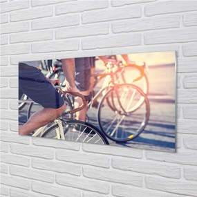 Rivestimento parete cucina Persone ciclisti 100x50 cm