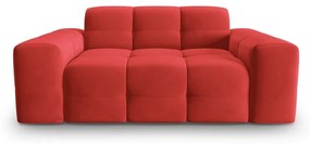 Divano in velluto rosso 156 cm Kendal - Micadoni Home