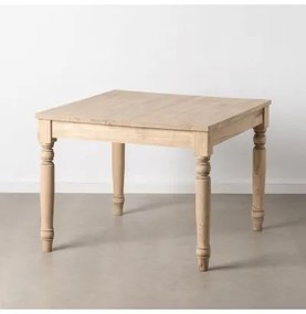 Tavolo da Pranzo 100 x 100 x 77 cm Naturale legno di mindi