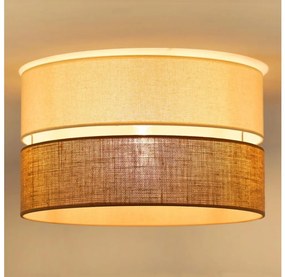 Brilagi - Lampada a soffitto ROYAL YUTE 1xE27/15W/230V Ø40 cm beige crema