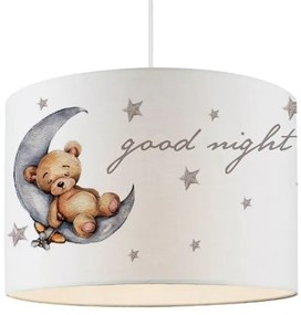 Lampadario per cameretta CANDY 1xE27/40W/230V bianco/marrone