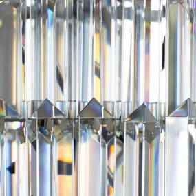 Brilagi - LED Lampadario di cristallo a sospensione con catena MOZART 5xE14/40W/230V cromo lucido