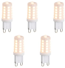 Set di 5 Lampadine LED G9 dimmerabili Opale 3W 250 lm 2200K