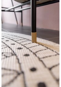 Scarpiera in metallo nero/naturale con panca Loft - Wenko