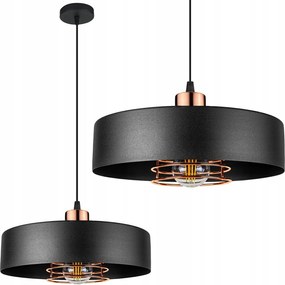 Lampada APP1246-1CP Black/Rose gold