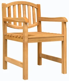 Sedie da giardino 2 pz 58x59x88 cm in legno massello di teak