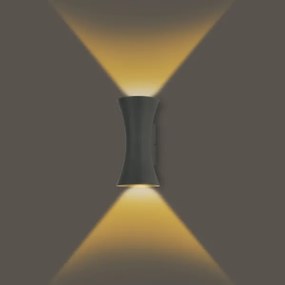 Brilagi - Applique da esterno a LED BICON LED/10W/230V antracite IP44