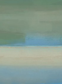Jannelli & Volpi Wandbild Alegranza - Green Blue Panel 2