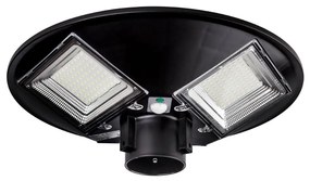 Lampada stradale solare LED con sensore LED/15W/6V 6500K IP65 nero + +TC