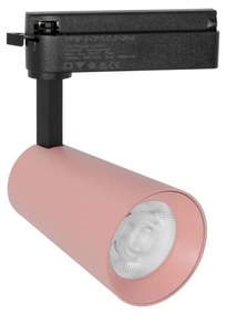 Faro LED 30W Monofase Rosa CRI92 CCT Bianco Variabile 38° Bridgelux LED Colore Bianco Variabile CCT