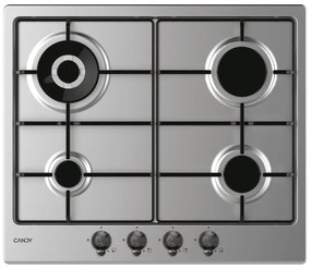 Piano cottura 4 fuochi CHW6BR4WTX GHISA INOX CANDY inox