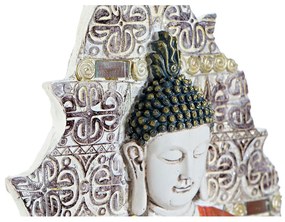 Decorazione da Parete DKD Home Decor Buddha Resina (19 x 3.1 x 26.5 cm) (3 pezzi)