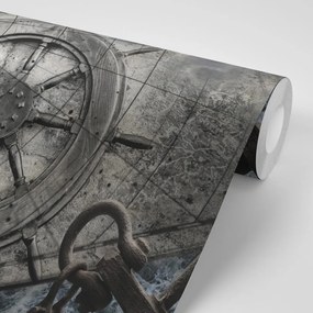 Carta da parati – Timone da marinaio
