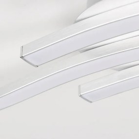 Plafoniera LED da soffitto 3xLED/6W/230V 3000K argento