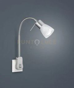 Levisto applique led flessibile con spina a parete e interruttore a...