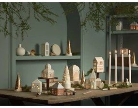 Portacandela in ceramica per lumino Gingerbread Lighthouse – Kähler Design