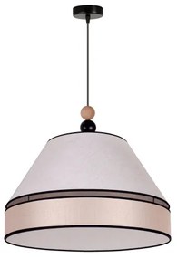 Duolla - Lampadario a sospensione con filo AVIGNON 1xE27/15W/230V diametro 60 cm beige